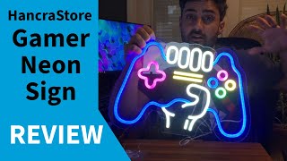 Just what you want to know: HancraStore Gamer Neon Sign
