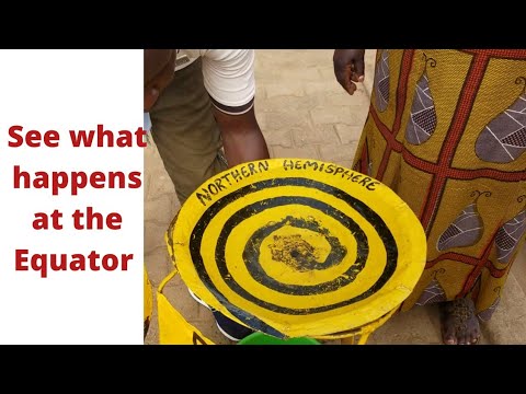 Uganda at the Equator/ Water Experiment/ coriolis Effect 2021