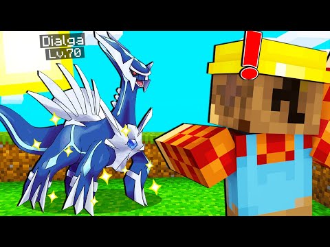 I CAUGHT LEGENDARY DIALGA IN THE PIXELMON ON MINECRAFT ITA!!