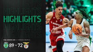 Basquetebol | Resumo: Sporting CP x SL Benfica