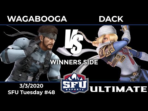 SFU Tuesday #48: Wagabooga (Snake) vs Dack (Sheik) - Winners Round 2