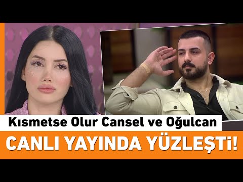 Kısmetse Olur Cansel ve Oğulcan canlı yayında birbirine girdi!