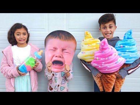 Забавная история про ребенка и мороженое | Хайди и Зидан