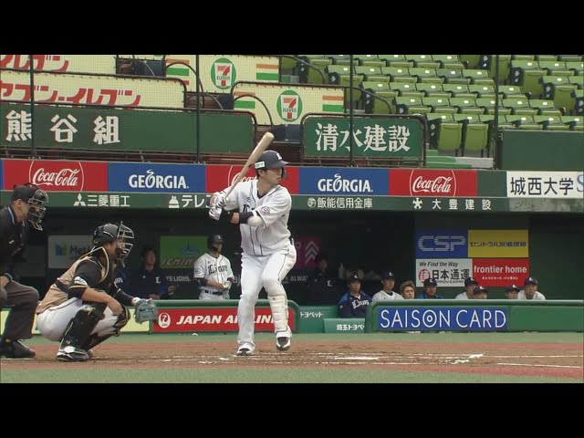 【練習試合】初回から勝負強さを発揮‼ ライオンズ・外崎 逆方向へ先制タイムリー‼ 2020/3/21 L-F(練習試合)