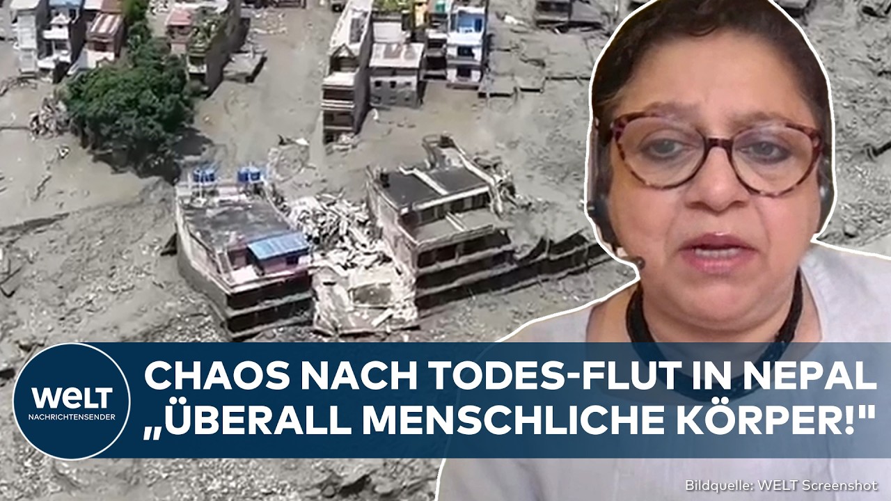 NEPAL: "Überall menschliche Körper" - Todes-Sturzflut verursacht viele Opfer! Expertin äußert sich!