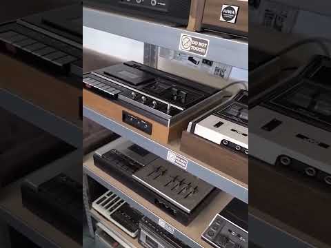 Horizontal cassette decks from the '70s.