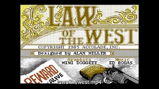 Law of the West Longplay / C64