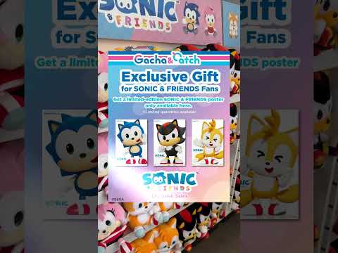 #PR If you're a fan of crane games, gacha and Sonic, this is a must visit. #GachaAndCatch