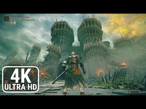 ►Giant Skeleton Boss Fight Scene From Elden Ring | Gameplay 4K60FPS