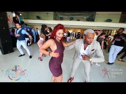 Yoandy Villaurrutia & Sara Milan - Salsa social dancing | 4th World Stars Salsa Festival