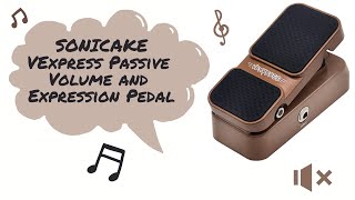 Video thumbnail for SONICAKE VExpress Passive Volume/Exp Pedal Demo by Dave's Bass Covers