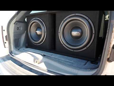 Skar Audio SDR-2X15D4 Dual 15-inch Loaded Subwoofer Enclosure Demo!!