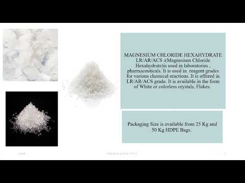 Magnesium Chloride Hexahydrate LR/AR/ACS