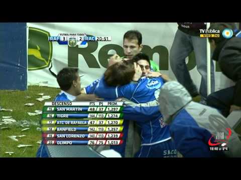 GOL DE CARIGNANO A RACING - RAFAELA 4 RACING 2