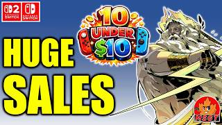 eSHOP SALE ALERT! TOP 10 UNDER $10 Nintendo Switch & Switch 2 (Up to 80% OFF) Budget Game Deals 2026