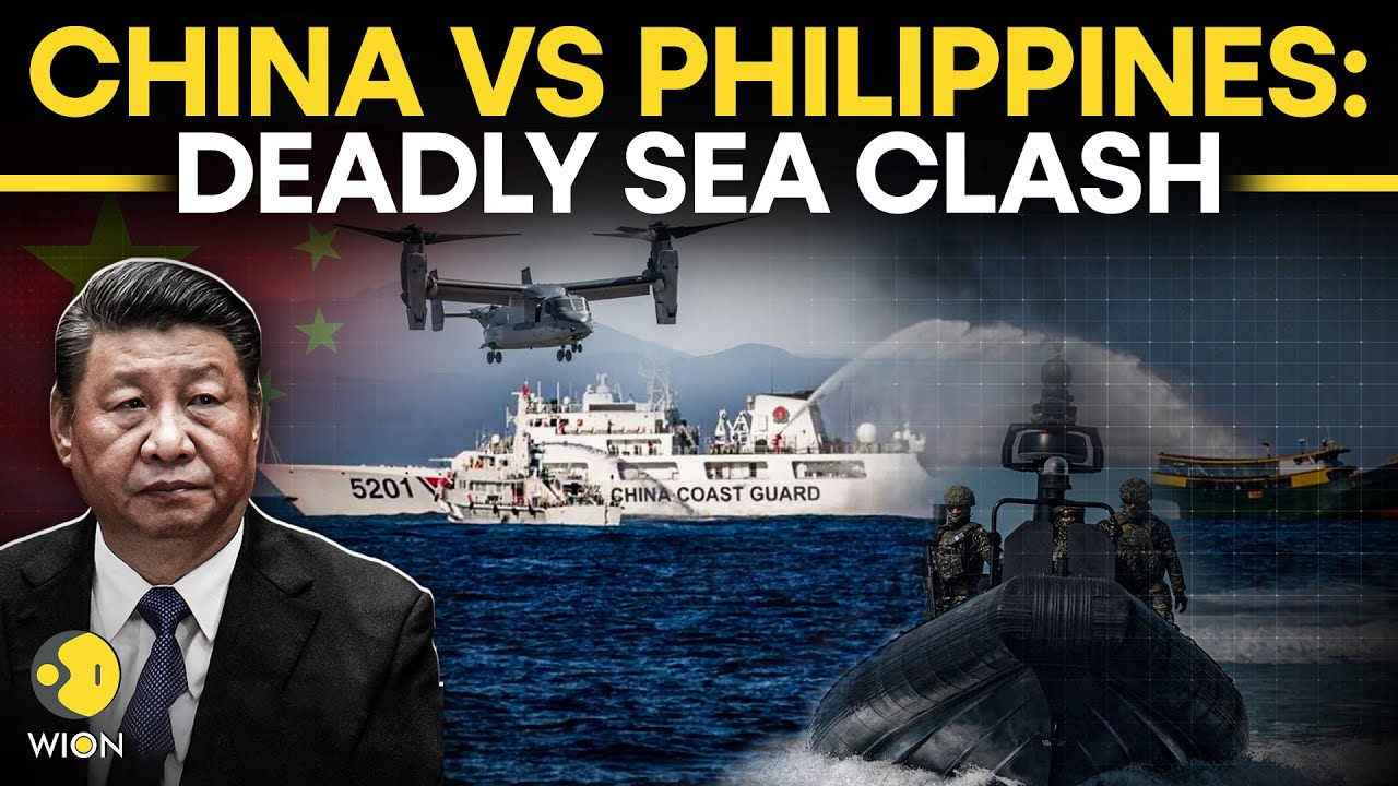 China-Philippines Sea Showdown LIVE: DEADLY Collision Sparks Fresh South Sea Tensions | WION