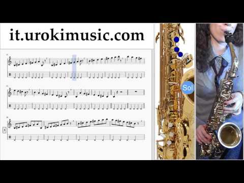 Lezioni di Sassofono Tenore Calvin Harris ft. Rihanna - This Is What You Came For Tutorial Spartito