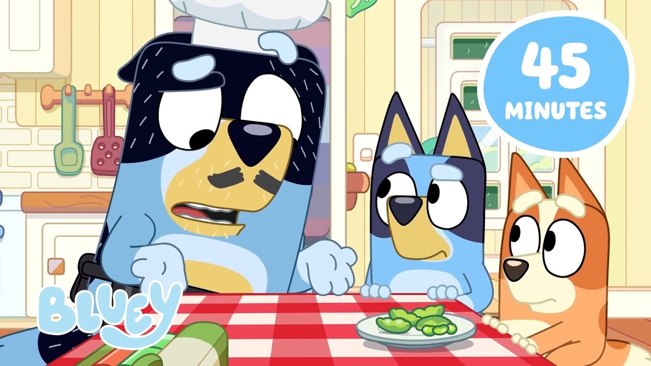 🔴LIVE: Learn About Food with Bluey and Bingo 😋 💙 | Food Games with the Family | Bluey