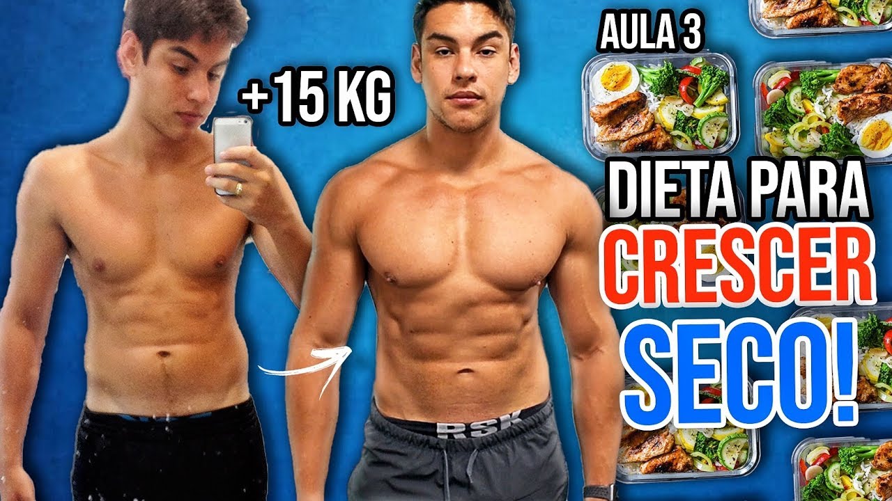 DIETA PARA CRESCER SEM GANHAR GORDURA! 🔥Começando do ZERO 🍔 Curso DIETA FLEXÍVEL aula 3