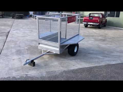 Walkaround of our 5×3 ATV Trailer