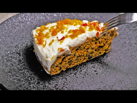 Made a surprise for my wife 🍰 carrot cake 👍 Eats and does not get fat