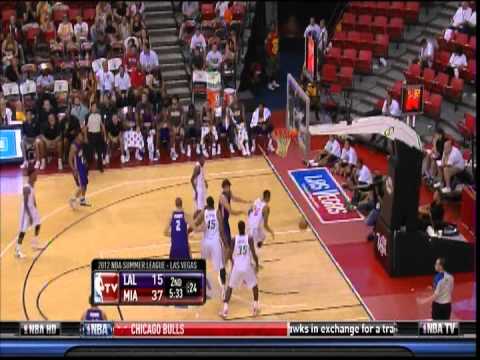 July 16, 2012 - NBATV - NBA Summer League Miami Heat Vs. Los Angeles Lakers - Win (2-0)