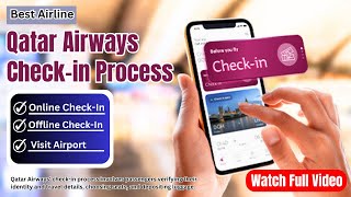 How to Download Boarding Pass | Qatar Airways Online Check-in | Qatar Airways | Web Check-In