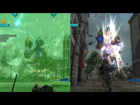 EDF Earth Defense Force 5 DLC 2 Online M 2 Engage Aliens 4 - Air Raider & Ranger - Inferno