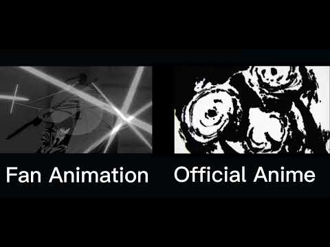 "Katana Men vs Aki" In anime and in fan animation