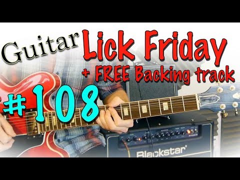 Guitar Lick Friday Week 108 - Bm Octave Rock Blues