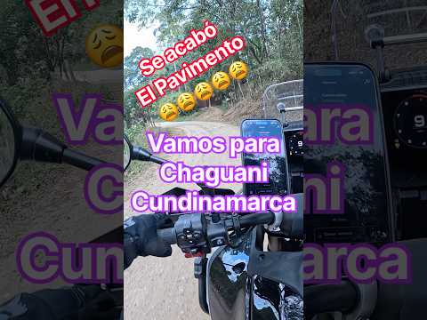 Vamos para Chaguani Cundinamarca #moto #motorcycle #motovlog #viajes #colombia #viajeenmoto