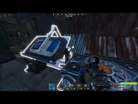 we found a decayed hqm bunker base #rust#loot