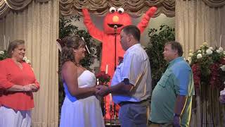 Elmo Sesame Street Wedding Viva Las Vegas Weddings Chapel