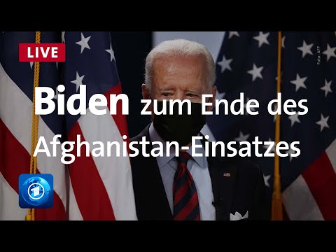 US-Präsident Biden mit Rede an die Nation zum Ende des Einsatzes