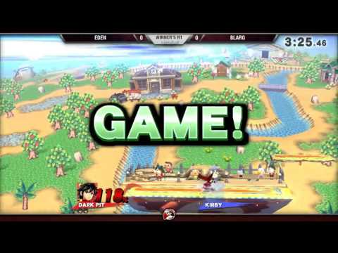 VS Weekly 1/7/16 - Winners R1 - Eden (DarkPit) vs. Blarg (Kirby) - Smash 4