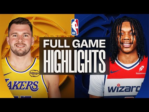 Lakers, Wizards'ı yenerken Luka Doncic 37 sayıyla triple-double yaptı