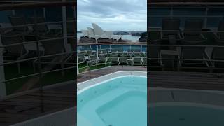 Hot tubs with a view aboard @princesscruises Grand Princess #shorts #cruise #cruiseship #views