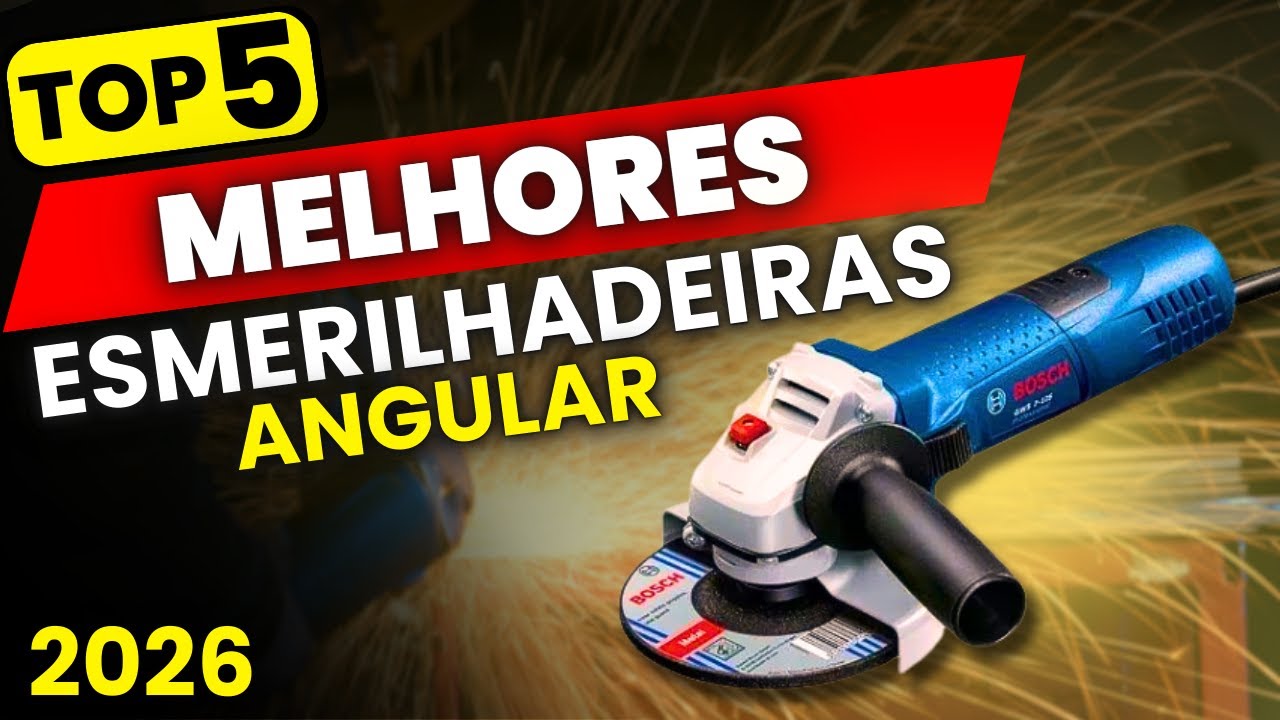 QUAL A MELHOR ESMERILHADEIRA ELÉTRICA 2024? TOP 5 Esmerilhadeira Angular Boa e Barata para Comprar!