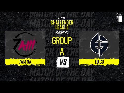 7AM NA vs. EG.CD - Map 2 [Mirage] - ESL Challenger League Season 43 - NA - Group A