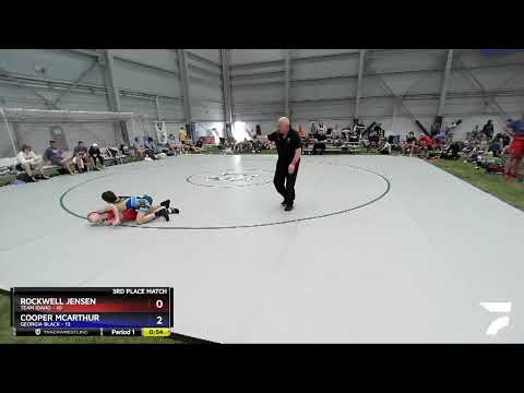 88 Lbs Placement Matches (16 Team) - Rockwell Jensen, Team Idaho Vs Cooper Mcarthur, Georgia BLACK