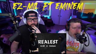 EZ MIL ft  EMINEM   REALEST reaction