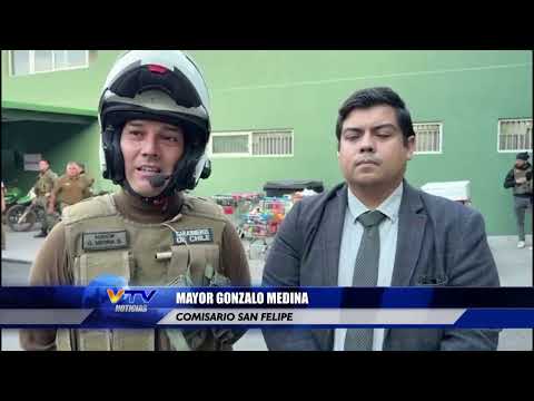 16 detenidos dejó operativo en sector Diego de Almagro