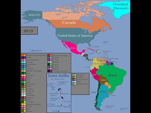 The History of the Americas (1450 - 2019): Every Year