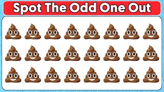 Spot The Odd One Out Emoji (33 Emoji Puzzles)