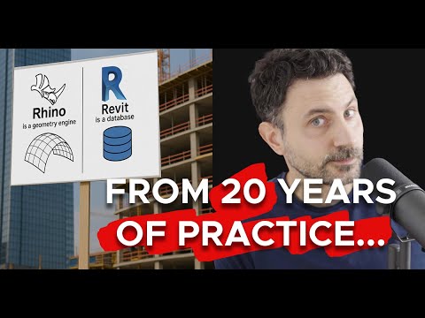 Rhino or Revit? Geometry or Data? Apples & Oranges—Shaken, Not Stirred