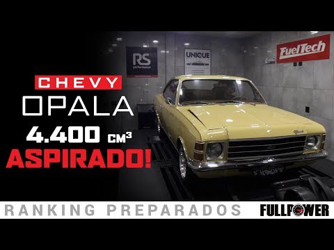 Chevrolet Opala Aspirado: motor 4.400 cm3, câmbio de Dodjão, diferencial Dana para andar na rua