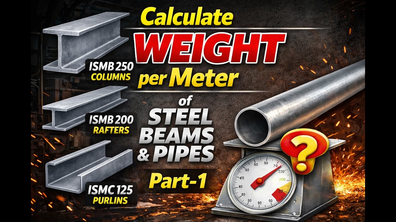 Steel Structural member Weight Calculation
