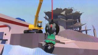 【human fall flat】足がー！！！w 1人実況プレイ Part2