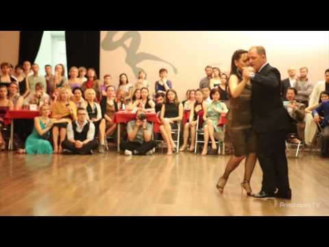  Milena Plebs  and  Sebastian Missé  are  dancing  at  Russian Tango Congress  in  2016