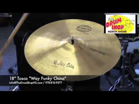 SOLD - Tosco (by Sabian) "Way Funky China" 18" - The Drum Shop North Shore